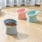 Comedouro Bebedouro Elevado 1 2 ou 3 Unidades Anti Engasgo Pet Gato Cachorro Kit