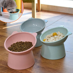 Comedouro Bebedouro Elevado 1 2 ou 3 Unidades Anti Engasgo Pet Gato Cachorro Kit