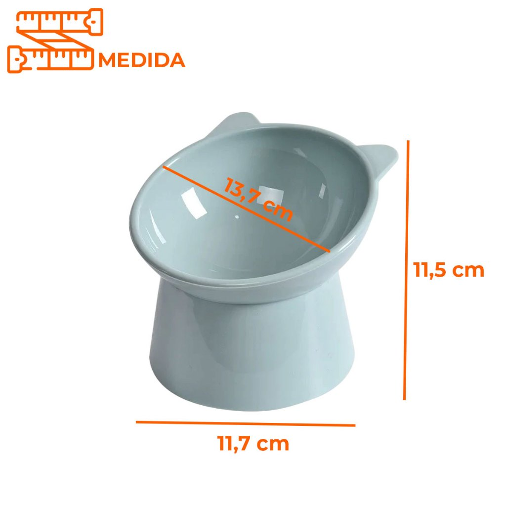 Comedouro Bebedouro Elevado 1 2 ou 3 Unidades Anti Engasgo Pet Gato Cachorro Kit