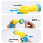 Brinquedo Interativo Para Gatos Arminha de Bolinha Lançador Seguro e Reutilizável
