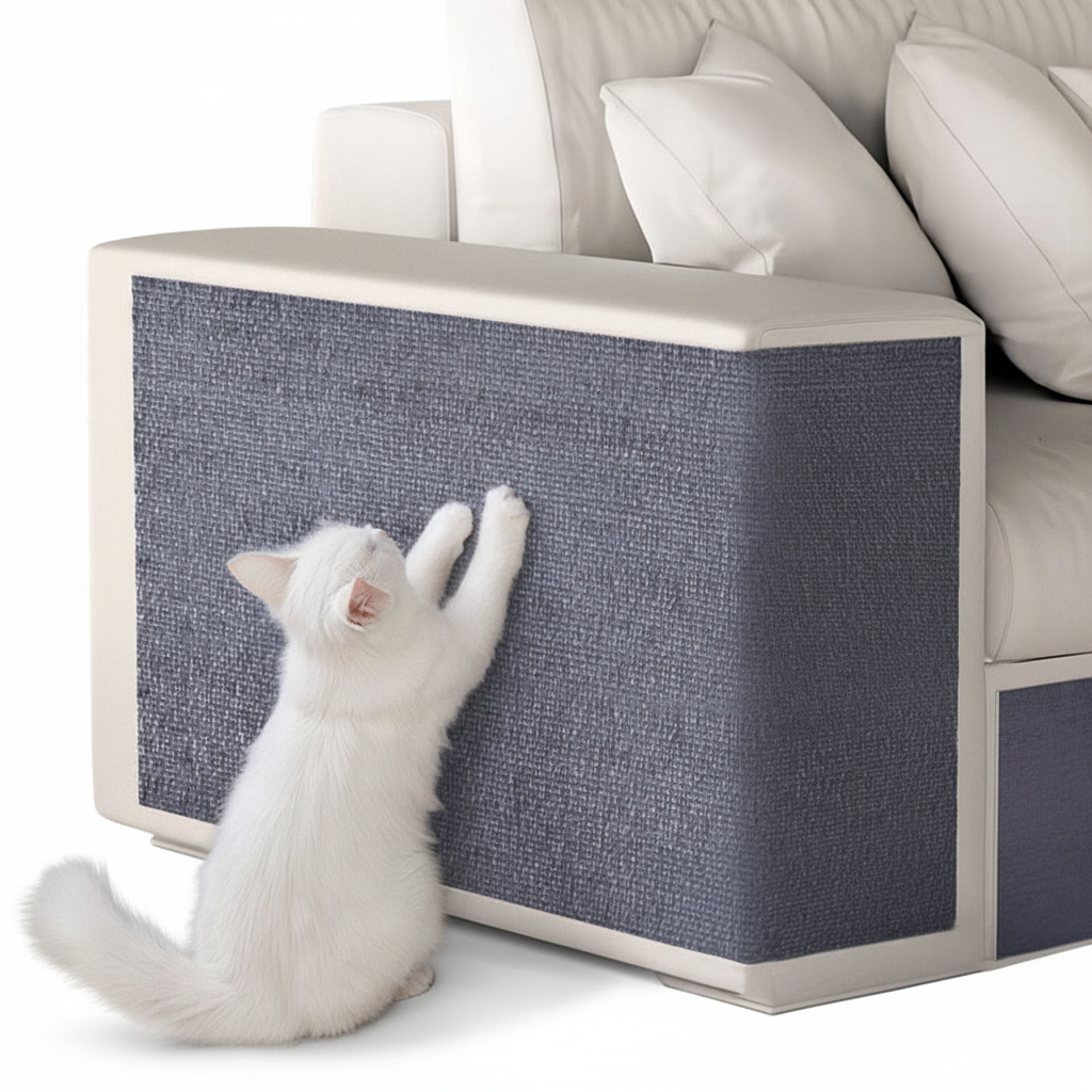 Tapete Arranhador Para Gatos Auto-Adesivo Proteçao Para Sofa